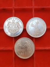 ROMANIA 5 LEI 1880-500 LEI 1941-100000 LEI 1946 MONETE RESTRIKE NON IN ARGENTO.