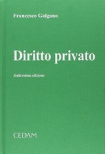 Diritto Privato Francesco Galgano