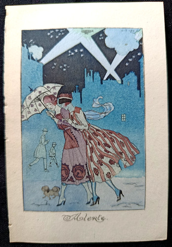 George barbier alerte gravure - george,