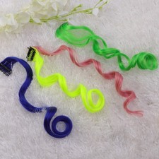  10 pezzi lunghi capelli ricci
