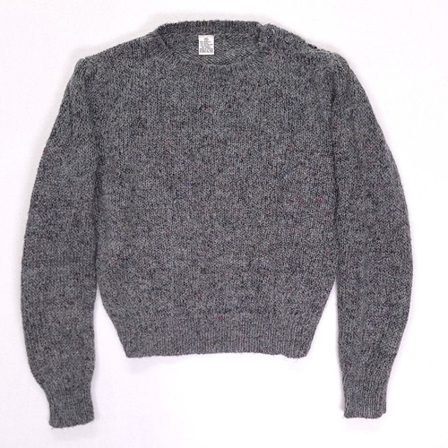 Maglione maglia vintage grigio