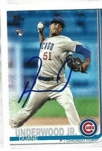 Carta baseball duane underwood - carta,