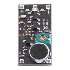 Modulo trasmettitore FM frequenza 85-115MHz sorveglianza microfono wireless Nero