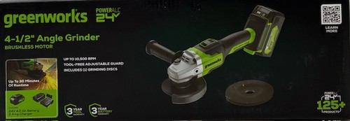 Greenworks smerigliatrice - greenworks,