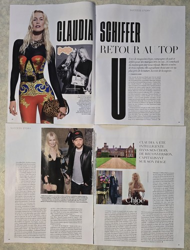 Claudia schiffer lot presse - claudia,