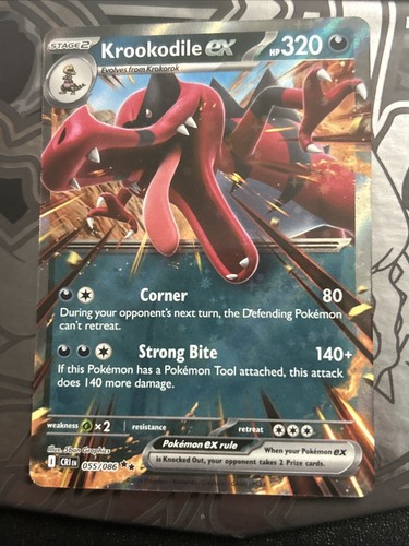 Krookodile double rare - krookodile, holo