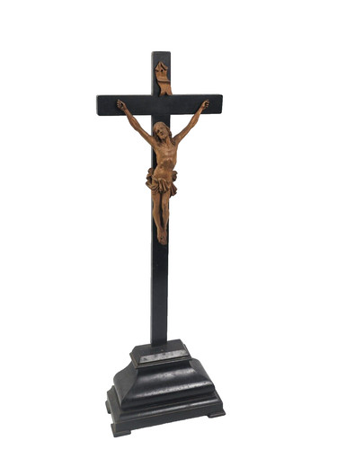Antico crocifisso cristo - cristo, in