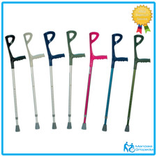 STAMPELLE CANADESI IN ALLUMINIO REGOLABILE IN ALTEZZA DIVERSI COLORI ANTISCIVOLO