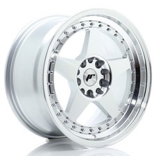 Un cerchio Cerchi JR Wheels JR6 17x9 ET25 5x114/120 Silver Machined Face