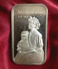 Lingotto Argento 999 da 1 Oncia Troy FESTA DELLA MAMMA (Mhoter's Day) 1776-1976