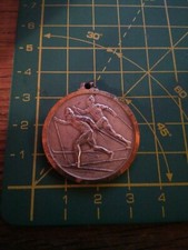 MEDAGLIA CAI CLUB ALPINO ITALIANO OMEGNA GARA SOCIALE 1976 SCI DI FONDO 