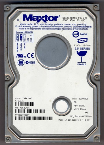 Hard disk ide - hard, gb