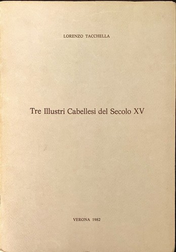 Tre illustri cabellesi del - tre,
