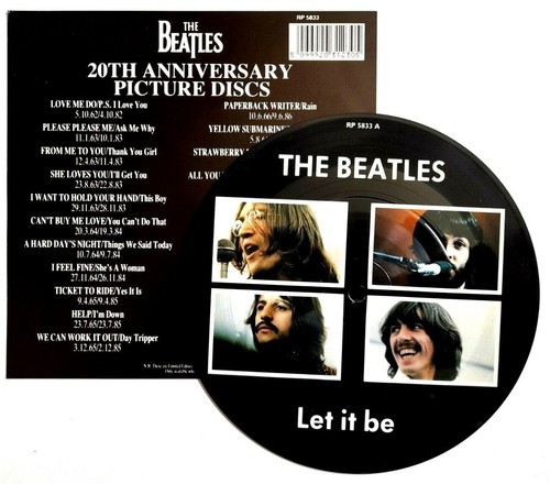 Beatles picture disc - disc, 7"