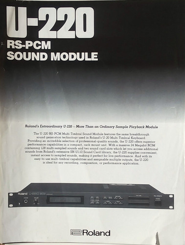 Roland 220 sintetizzatore - roland,