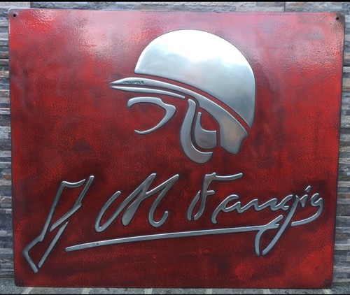 Vintage fangio metal - fangio, sign