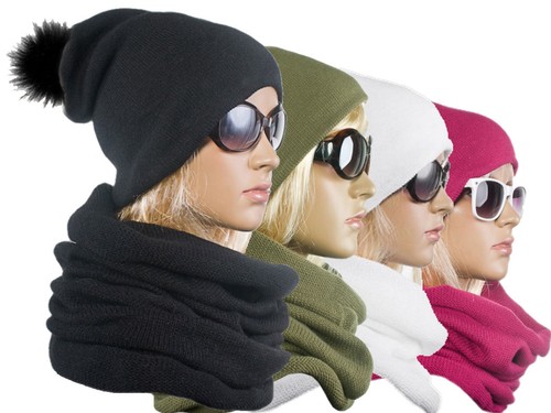 Set donna berretto sciarpa - , ad