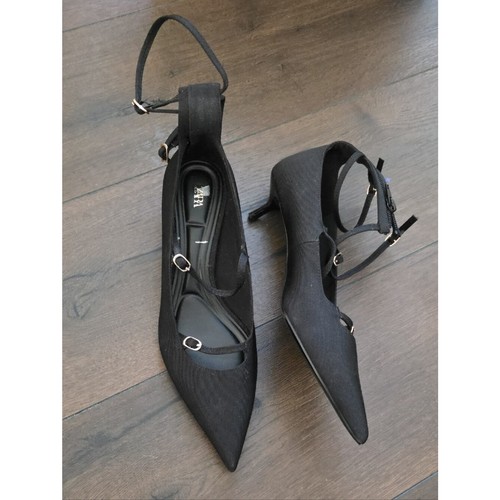 Zara tacco nero punta - zara,