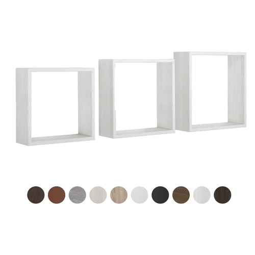 Mensole cubo parete set - mensole,