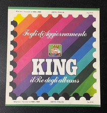Fogli Album Marini   King  ARTE ITALIA  1983 e 1984  - nuovi  (i)