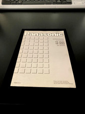 Panasonic 29a3 25a3 - panasonic, tx-29a3/tx-25a3