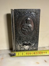 Antico Libretto delle preghiere rivestito in argento del 1933