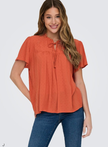 Top jdy manica corta cravatta - jdy,