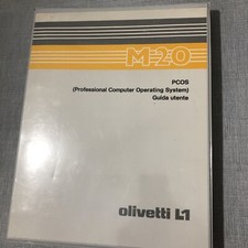 OLIVETTI : L1 M20 - PCOS MANUALE GUIDA UTENTE 1982