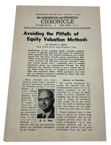 Avoiding the pitfalls - (1965),