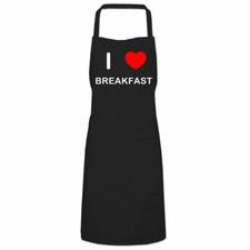 Breakfast I Love Kitchen Apron