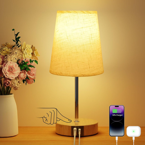 Lampada comodino con - lampada,