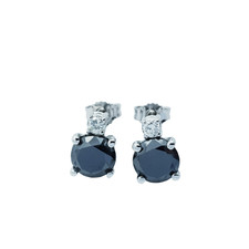 Orecchini con Diamanti in Oro Bianco 18 kt - Modello (Tartaruga)