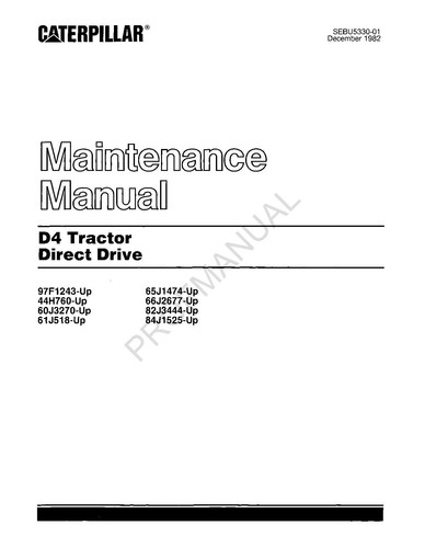 Manuale manutenzione trazione
