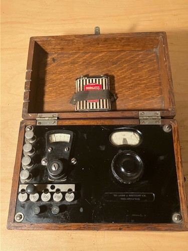 Ohm meter vintage leeds and - meter,