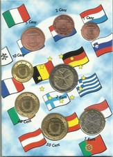 °DIVISIONALE EURO di otto monete MALTA 2008 in cartoncino samaplast - FDC°
