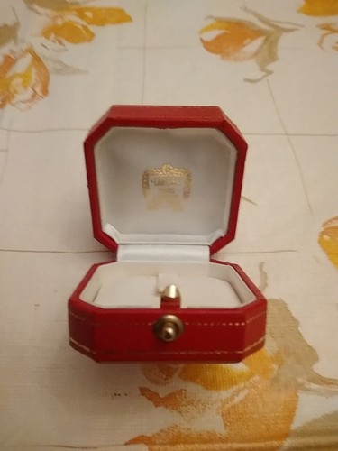 Cartier red ring box with - cartier,