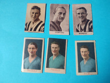 6 figurine calciatori anteguerra mai incollate