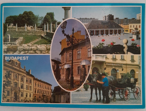 Cartolina epoca budapest - cartolina,