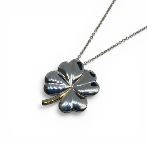 Autentica collana quadrifoglio