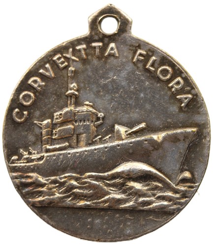 Medaglia corvetta flora - flora, marina