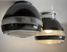 Antica coppia anni 30 40 macchina art deco epoca teatro luci direzionali nere vintage