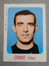 ***FIGURINA CALCIO "EBANO / ZIG ZAG" 1967*** CORSO (INTER) !!!