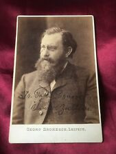 Autografo HEINRICH ZÖLLNER (†1941)-Compositore/Direttore-CDV-G.Brokesch/Lipsia