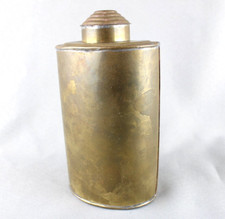 Borraccia Alluminio Contenitore Liquidi VINTAGE da Collezione Tappo Rimovibile