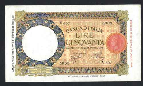 Regno italia biglietto - d'italia,biglietto, di