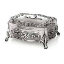 Portagioie Claddagh con motivi celtici - fatto a mano in Irlanda