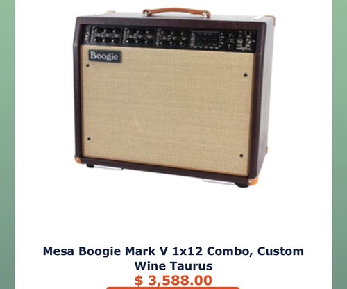Mesa boogie mark - mark, watts
