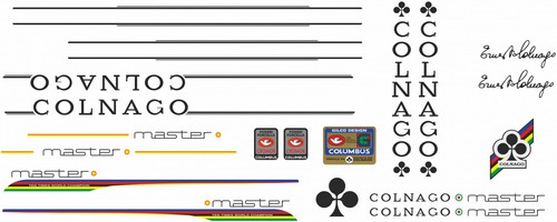 Adesivi telaio colnago master - telaio,