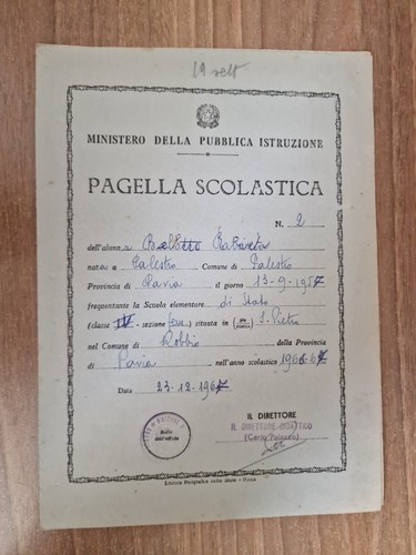 22790 pagella scolastica - pagella,