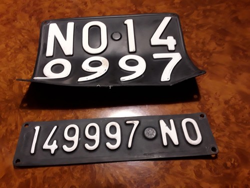 Targa auto epoca completa - ,